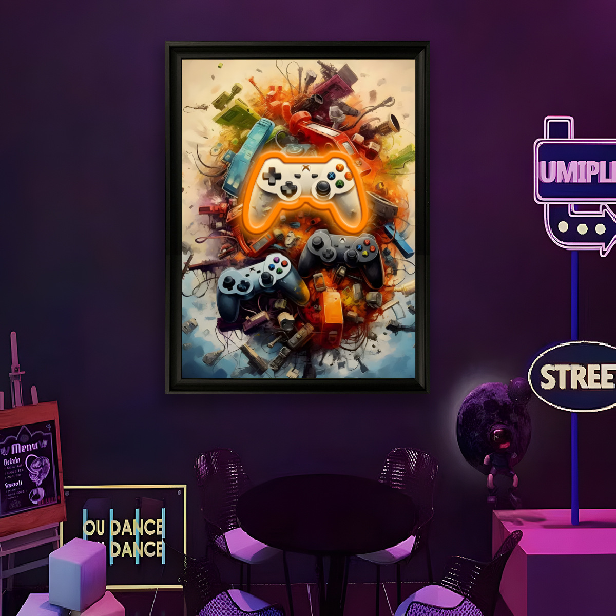 Home Decor Painting - USB 전원 LED 네온 라이트 재미있는
