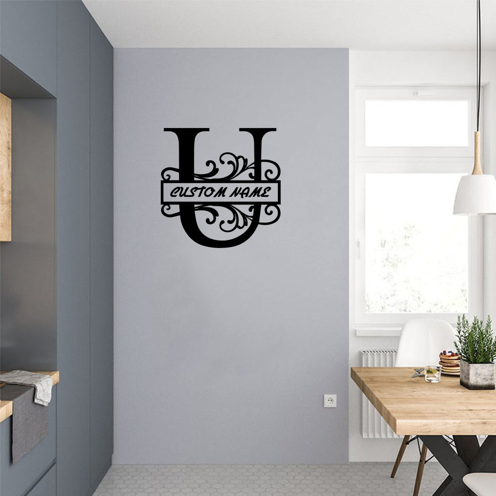 Home Decor Wallpaper - 1PC 멋진 문자 U 사용자 정의