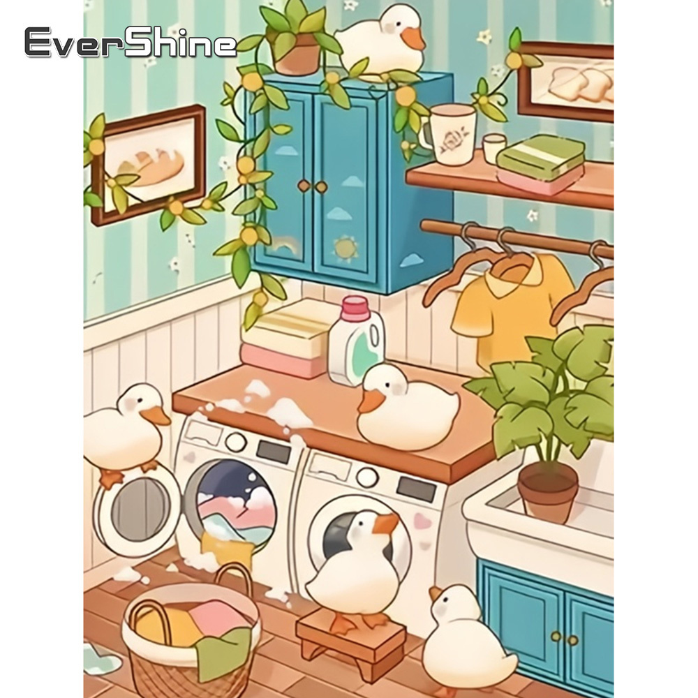 Home Decor Duck - Evershine DIY 취미 다이아몬드 페인팅 나무