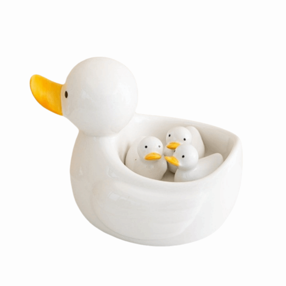 Home Decor Duck - 창의적인 세라믹 젓가락 받침대 만화 귀여운