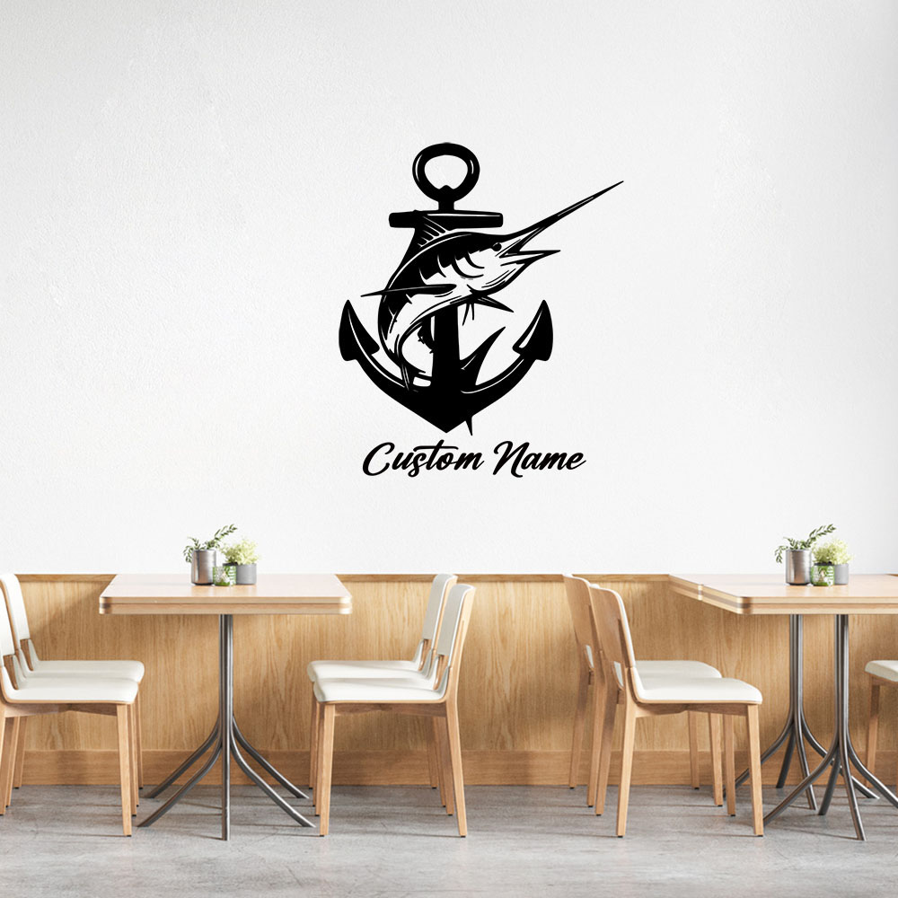 Home Decor Wallpaper - 1PC 우수한 황새치 개인화 된 텍스트