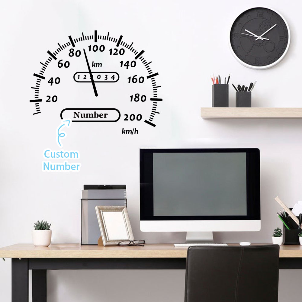 Home Decor Wallpaper - 1PC 크리 에이 티브 연료 게이지