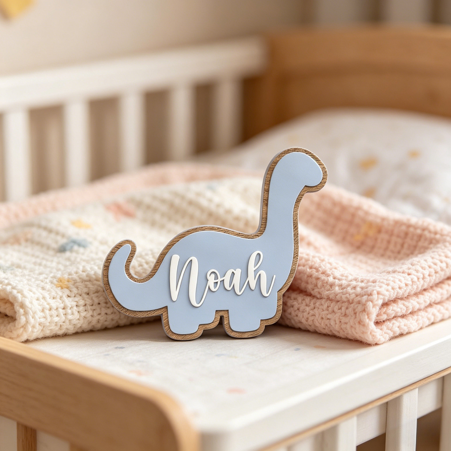 Home Decor Brand - 1pc 다층 공룡 맞춤형 성 가문표,