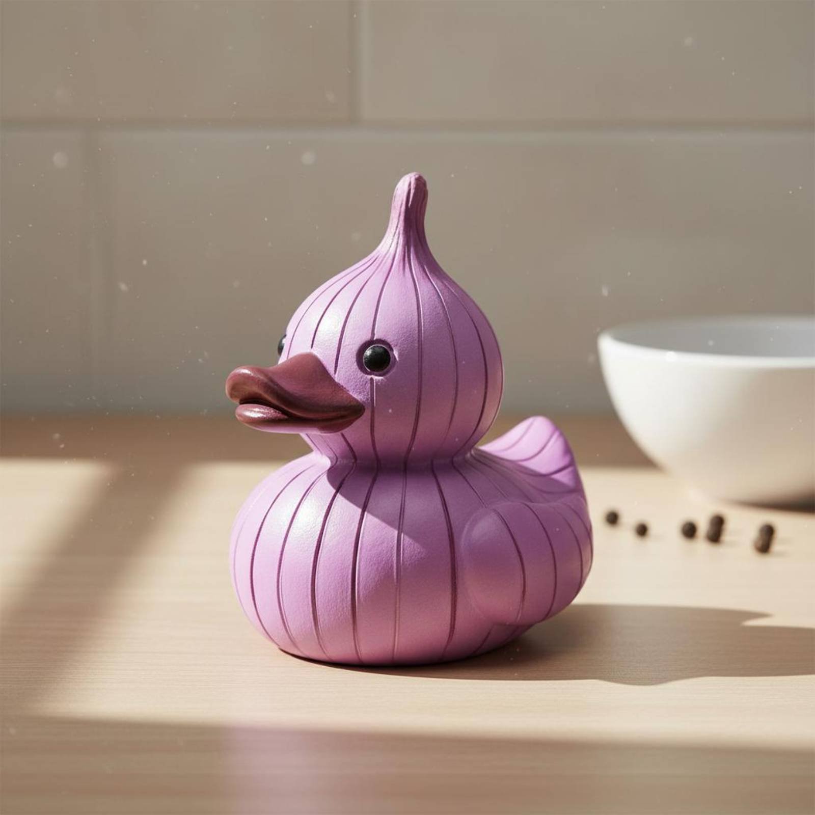 Home Decor Duck - 야채 오리 조각상 기발한 양상추 오리