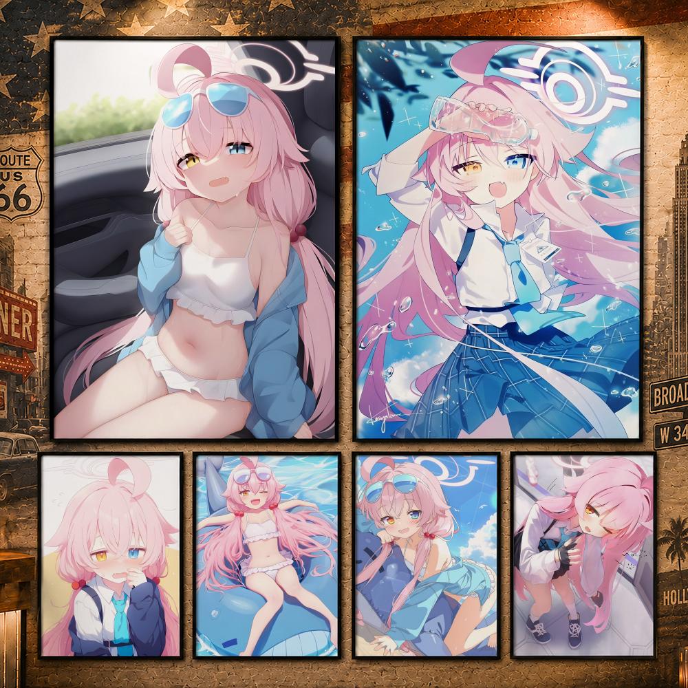 Home Decor Mobile Game - 모바일 게임 B-Blue ArchiveS 포스터 빈티지