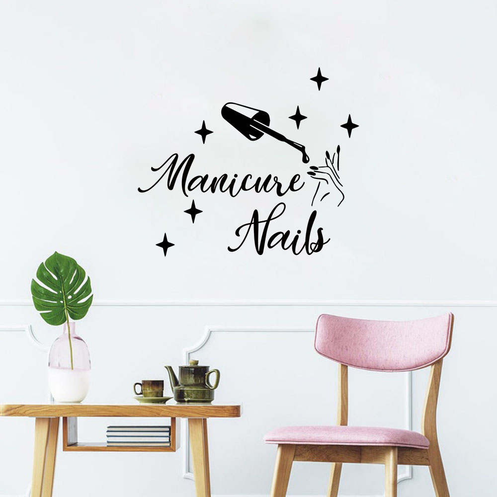 Home Decor Wall Tiles - 1PC 크리 에이 티브 매니큐어 맞춤형