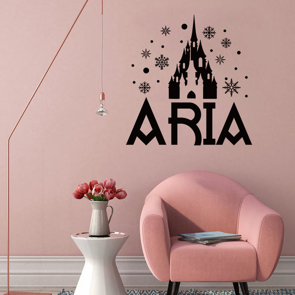 Home Decor Wallpaper - 1PC 귀여운 성 눈송이 사용자 정의