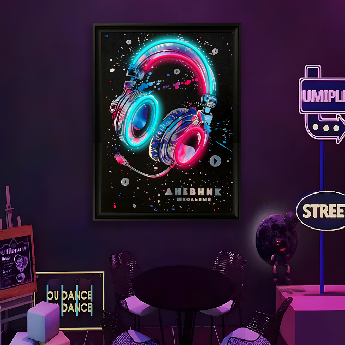 USB 전원 LED 네온 라이트 재미있는 벽화 아트 포 - Home Decor Painting 리뷰 및 가격