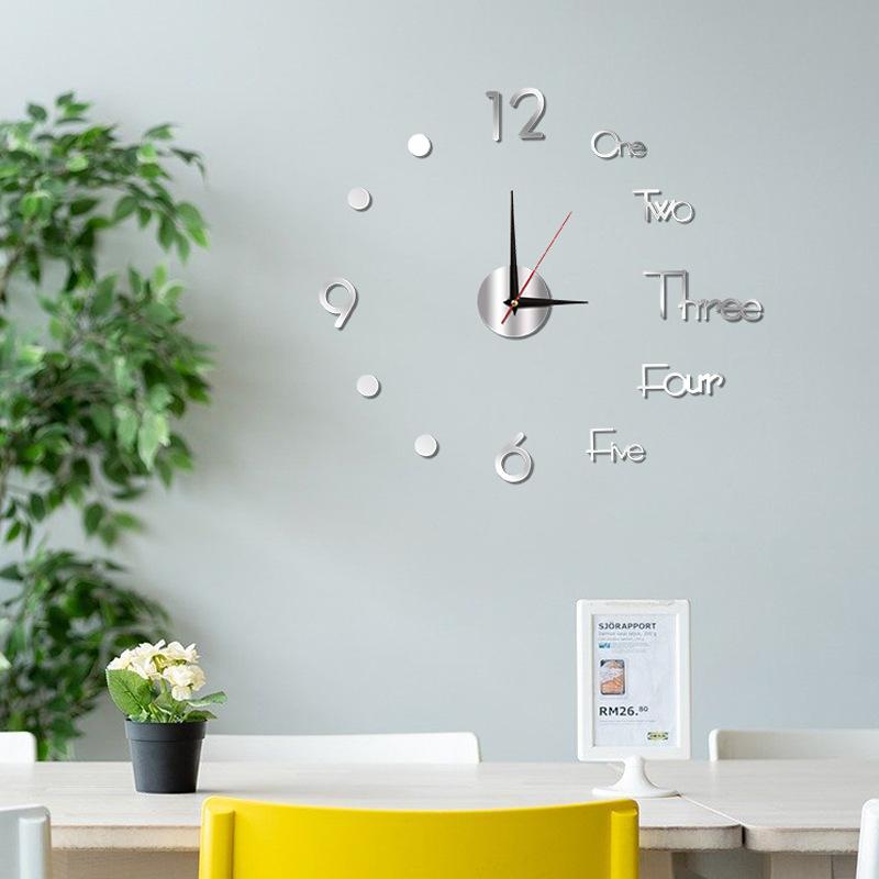 빛나는 DIY 벽시계, 어둠 속에서 빛나는 무소음: 틱 - Wall Clock Silent 리뷰 및 가격
