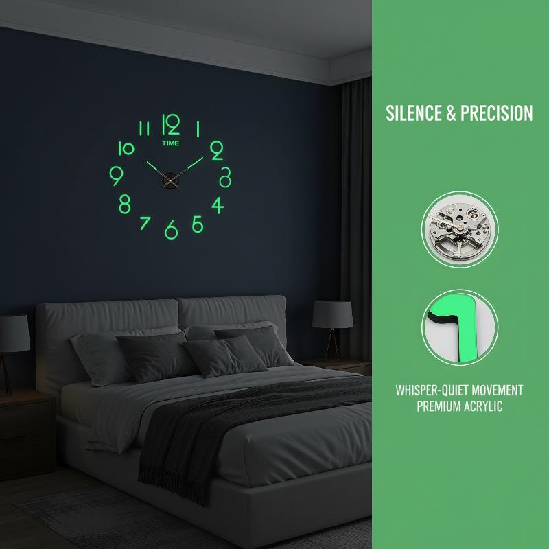 아크릴 미러 3D DIY 벽시계 2026 모던 대형 쿼 - Wall Clock Silent 리뷰 및 가격