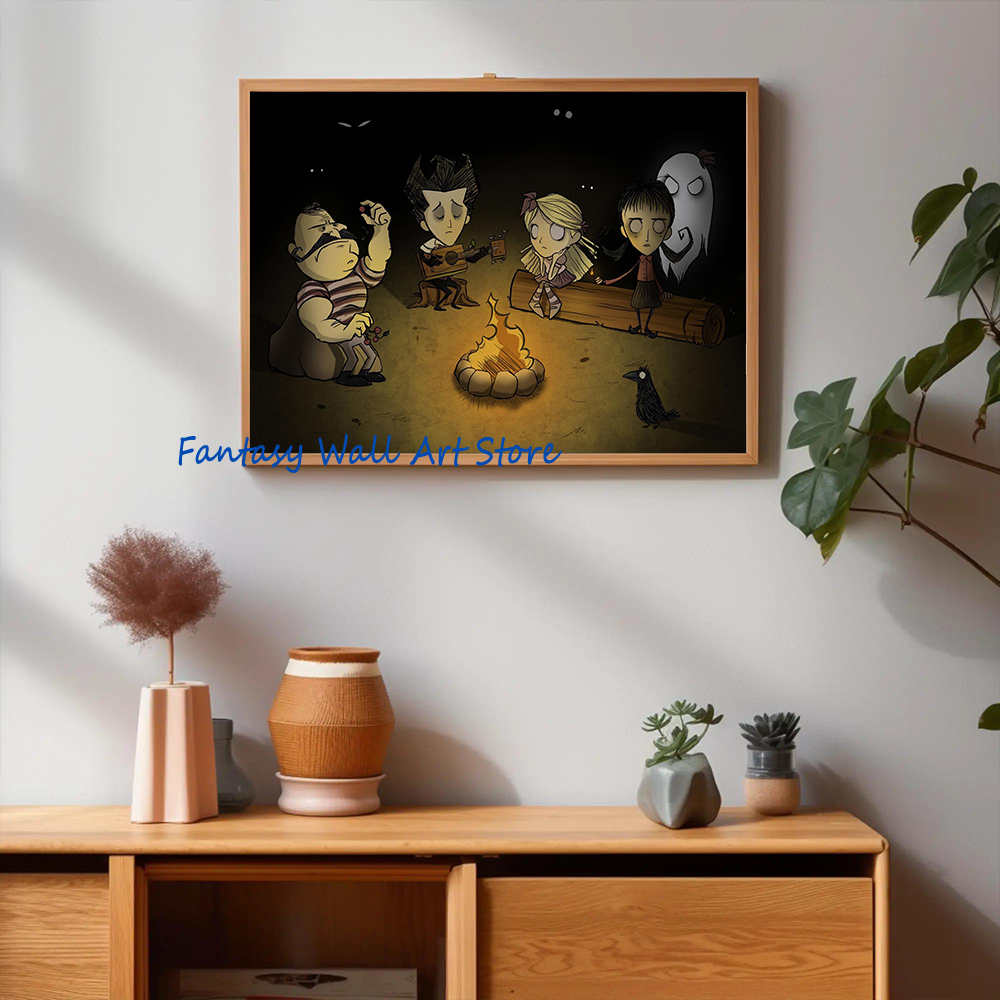 Don't Starve 게임 포스터 윌슨 월 아트 모바 - Home Decor Mobile Game 리뷰 및 가격