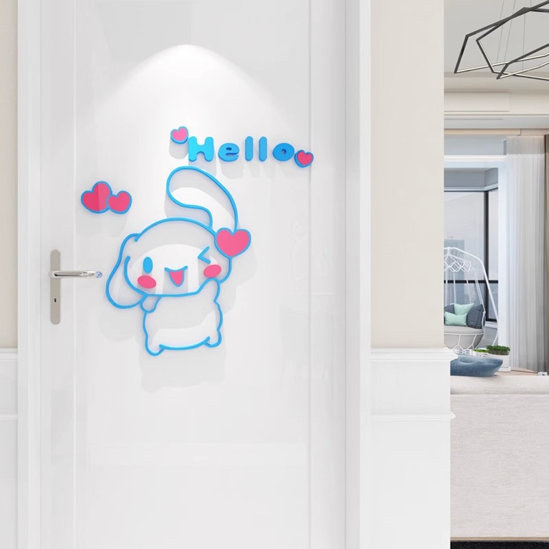 Sanrio Cinnamoroll 3D 아크릴 어린이  - Home Decor Wallpaper 리뷰 및 가격