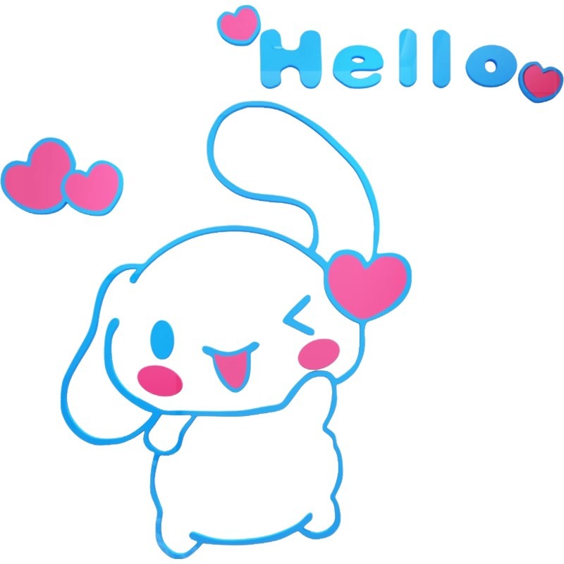 Sanrio Cinnamoroll 3D 아크릴 어린이  - Home Decor Wallpaper 리뷰 및 가격
