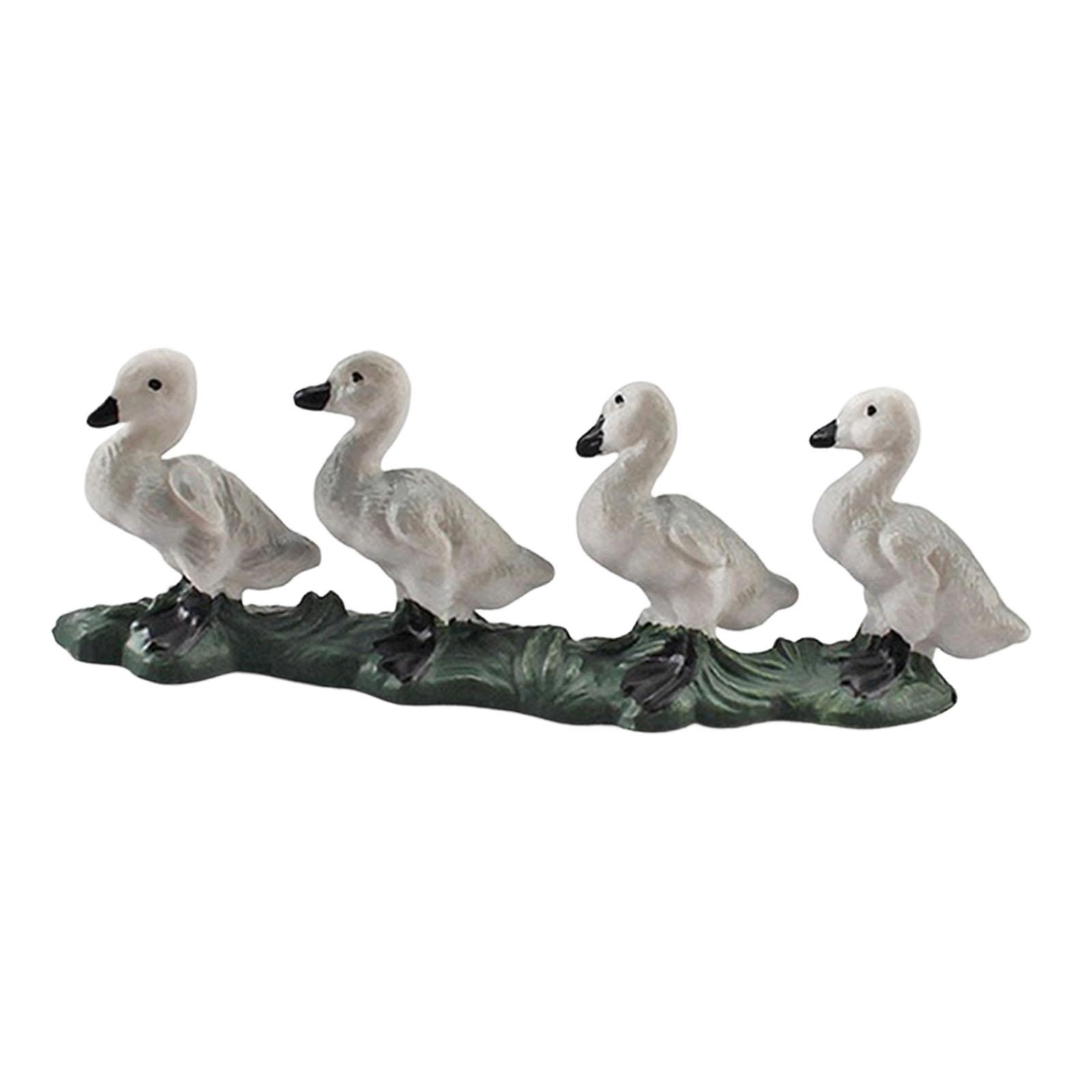 오리 모델 피규어 동물 조각상 PVC 미니어처 조경 장 - Home Decor Duck 리뷰 및 가격