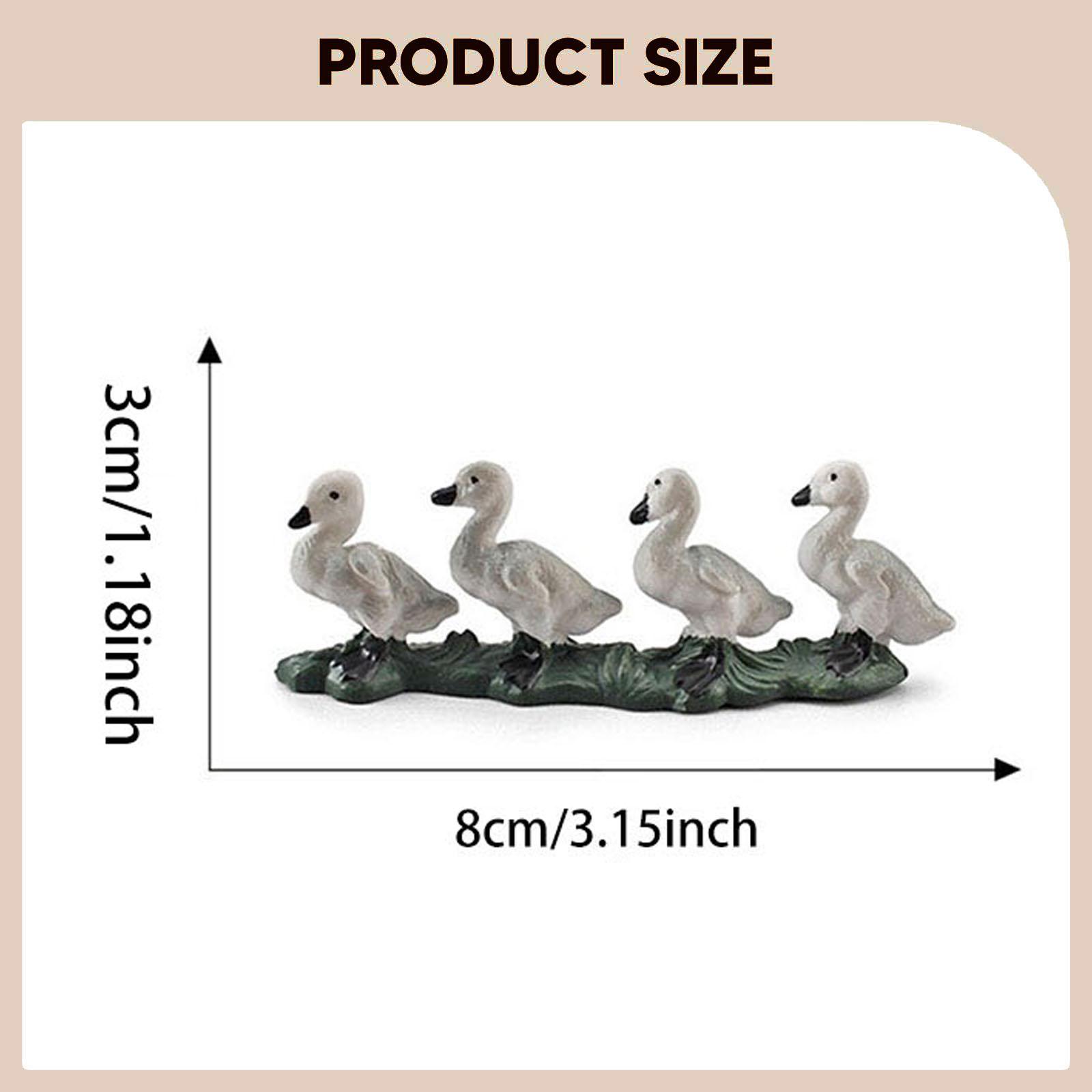오리 모델 피규어 동물 조각상 PVC 미니어처 조경 장 - Home Decor Duck 리뷰 및 가격