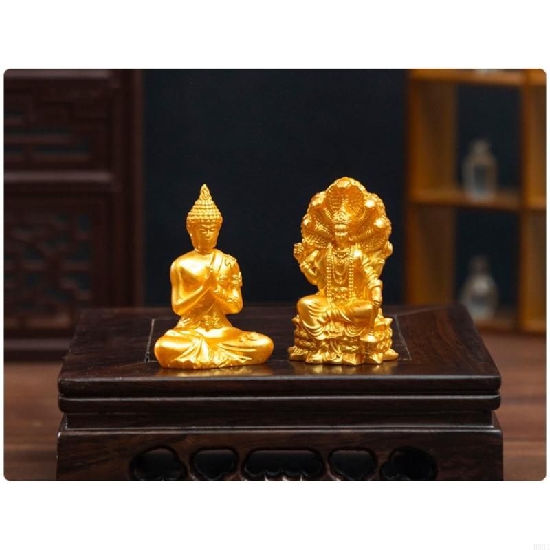 30Pcs 미니 골드 불상 동상 대량 작은 수지 Sak - Home Decor Gold 리뷰 및 가격
