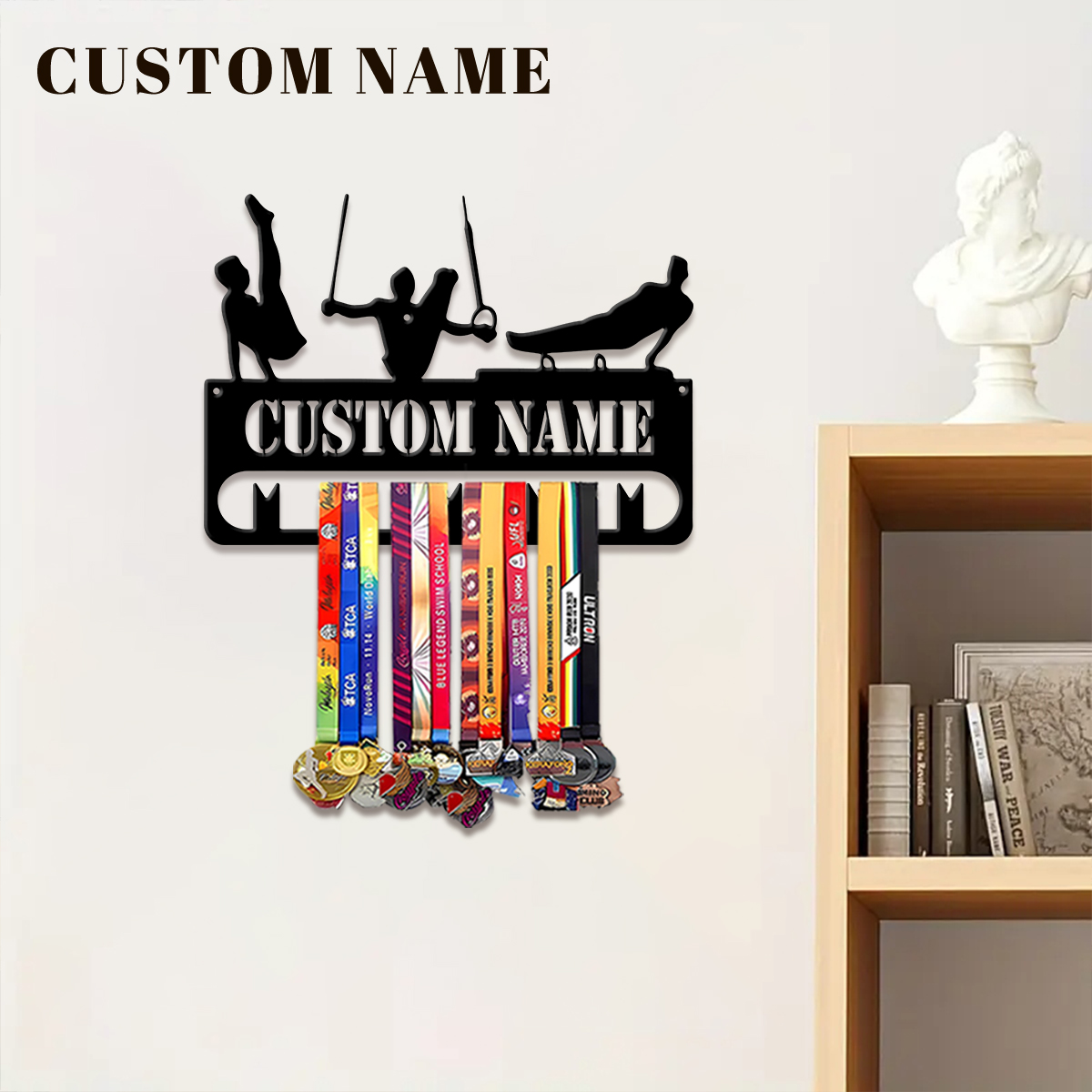 1pc 맞춤형 피트니스 금속 메달 걸이 홀더, 스포츠  - Home Decor Com 리뷰 및 가격