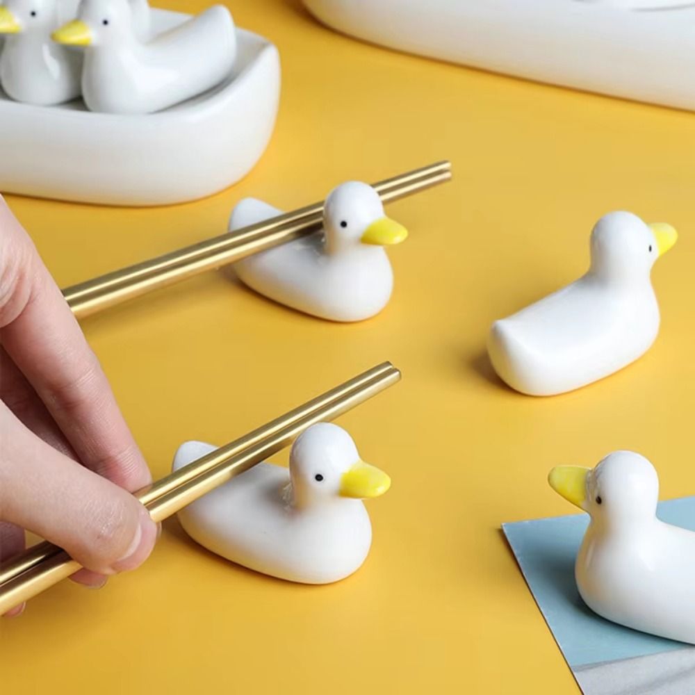 창의적인 세라믹 젓가락 받침대 만화 귀여운 젓가락 받침 - Home Decor Duck 리뷰 및 가격