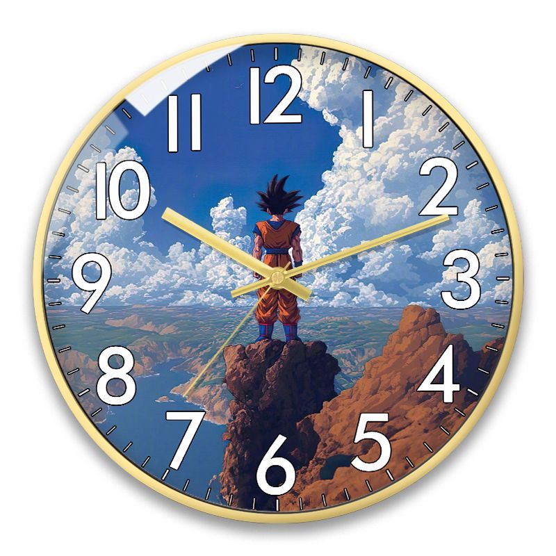 애니메이션 드래곤볼 손오공 만화 캐릭터 석영 벽시계 패 - Wall Clock Silent 리뷰 및 가격