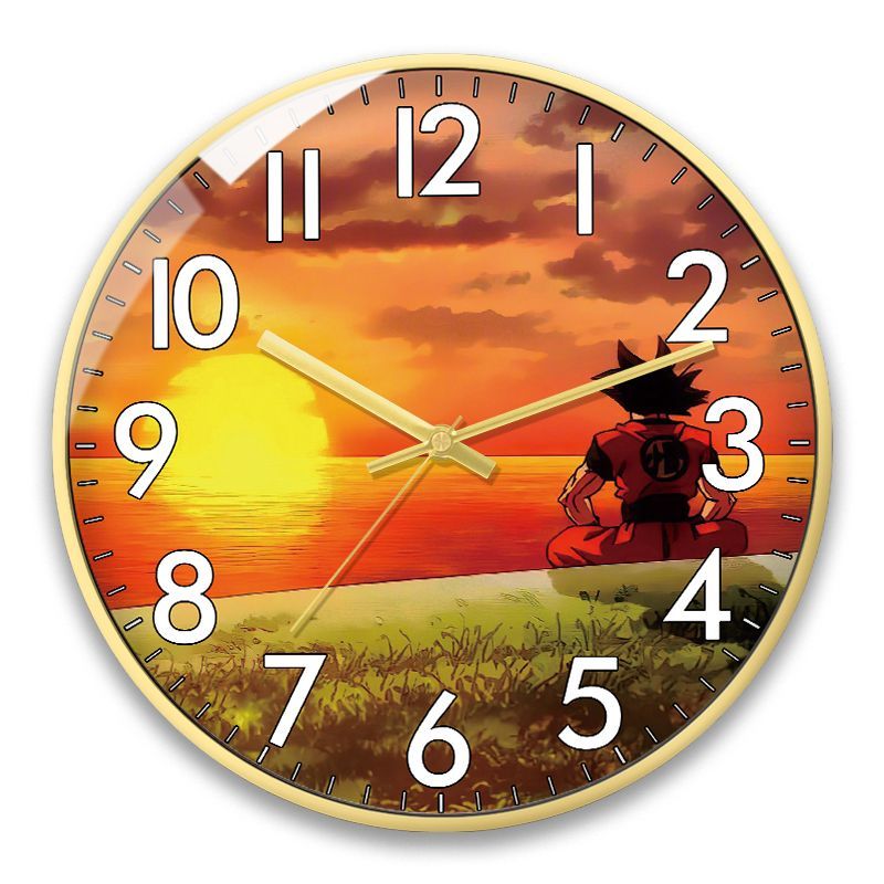 애니메이션 드래곤볼 손오공 만화 캐릭터 석영 벽시계 패 - Wall Clock Silent 리뷰 및 가격