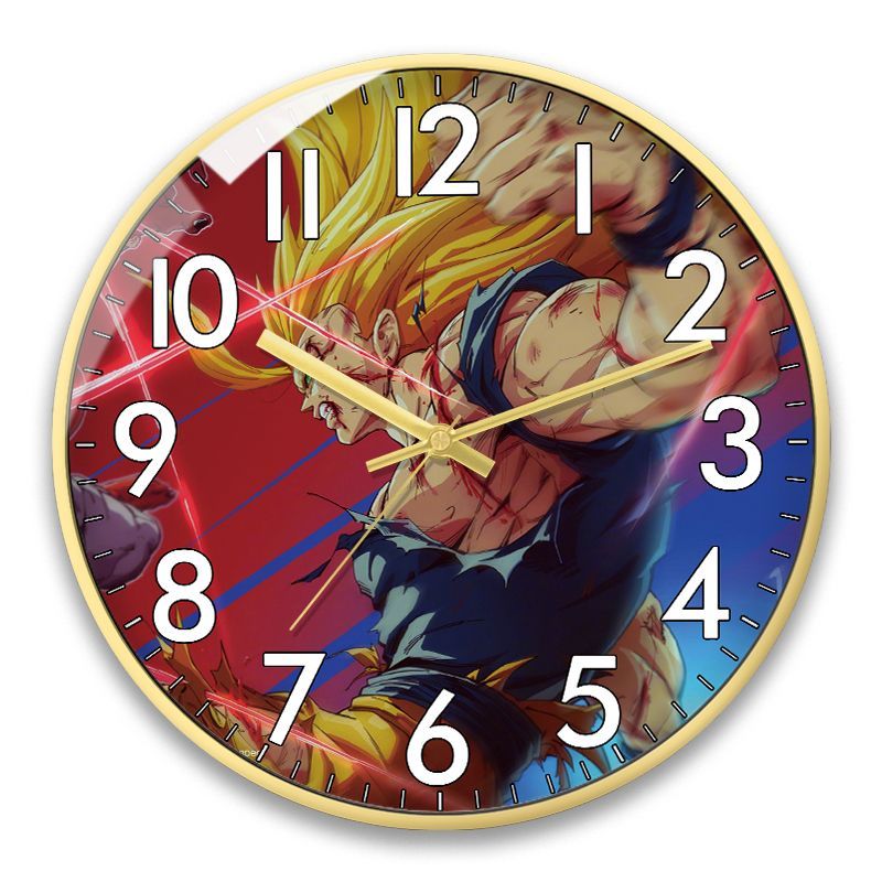 애니메이션 드래곤볼 손오공 만화 캐릭터 석영 벽시계 패 - Wall Clock Silent 리뷰 및 가격
