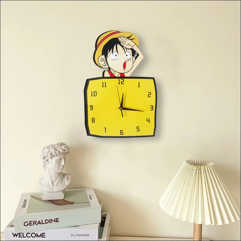 Monkey· D·Luffy 귀여운 달콤한 카와이 성격 - Wall Clock Silent 리뷰 및 가격