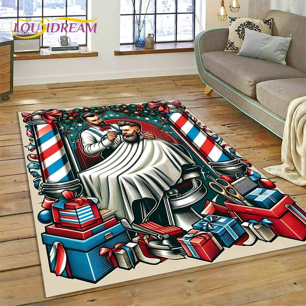패션 이발소 로고 해골 빈티지 카펫 러그 침실 거실 홈 - Home Decor Online Shop 리뷰 및 가격