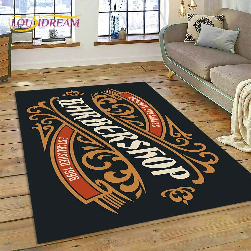 패션 이발소 로고 해골 빈티지 카펫 러그 침실 거실 홈 - Home Decor Online Shop 리뷰 및 가격