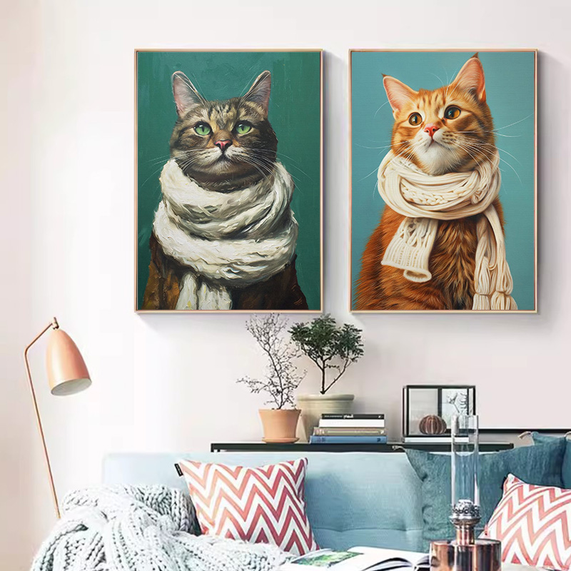 빈티지 귀여운 동물 토끼 개 고양이 돼지 오리 포스터  - Home Decor Duck 리뷰 및 가격