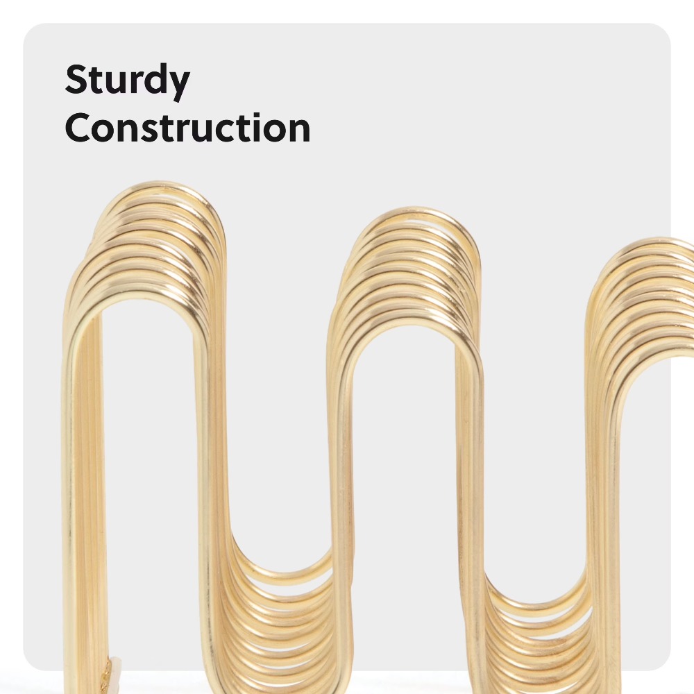 골드 색상의 벤트 와이어 데스크 오거나이저, 서류 정리 - Home Decor Gold 리뷰 및 가격