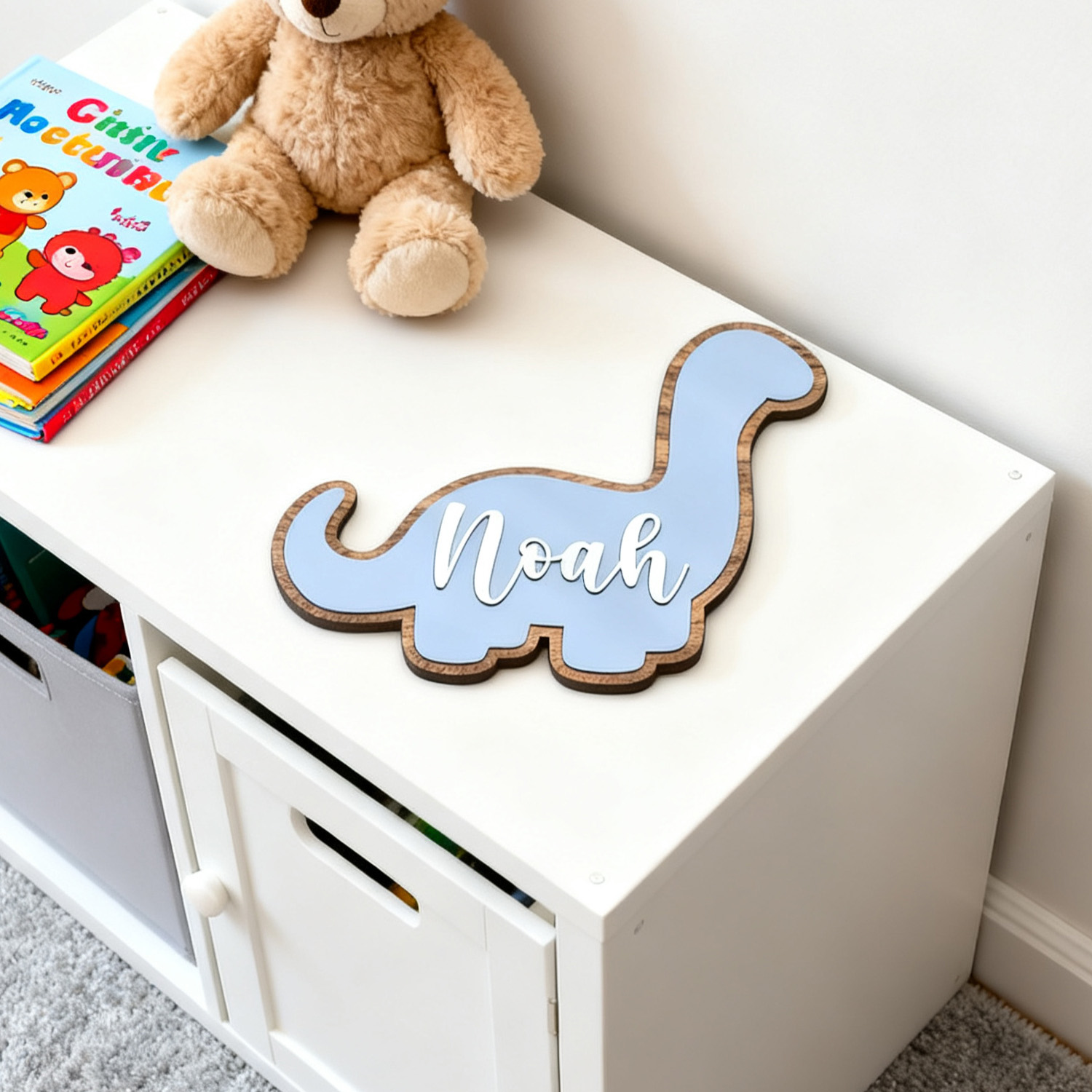 1pc 다층 공룡 맞춤형 성 가문표, 나무 기념품, 가 - Home Decor Brand 리뷰 및 가격