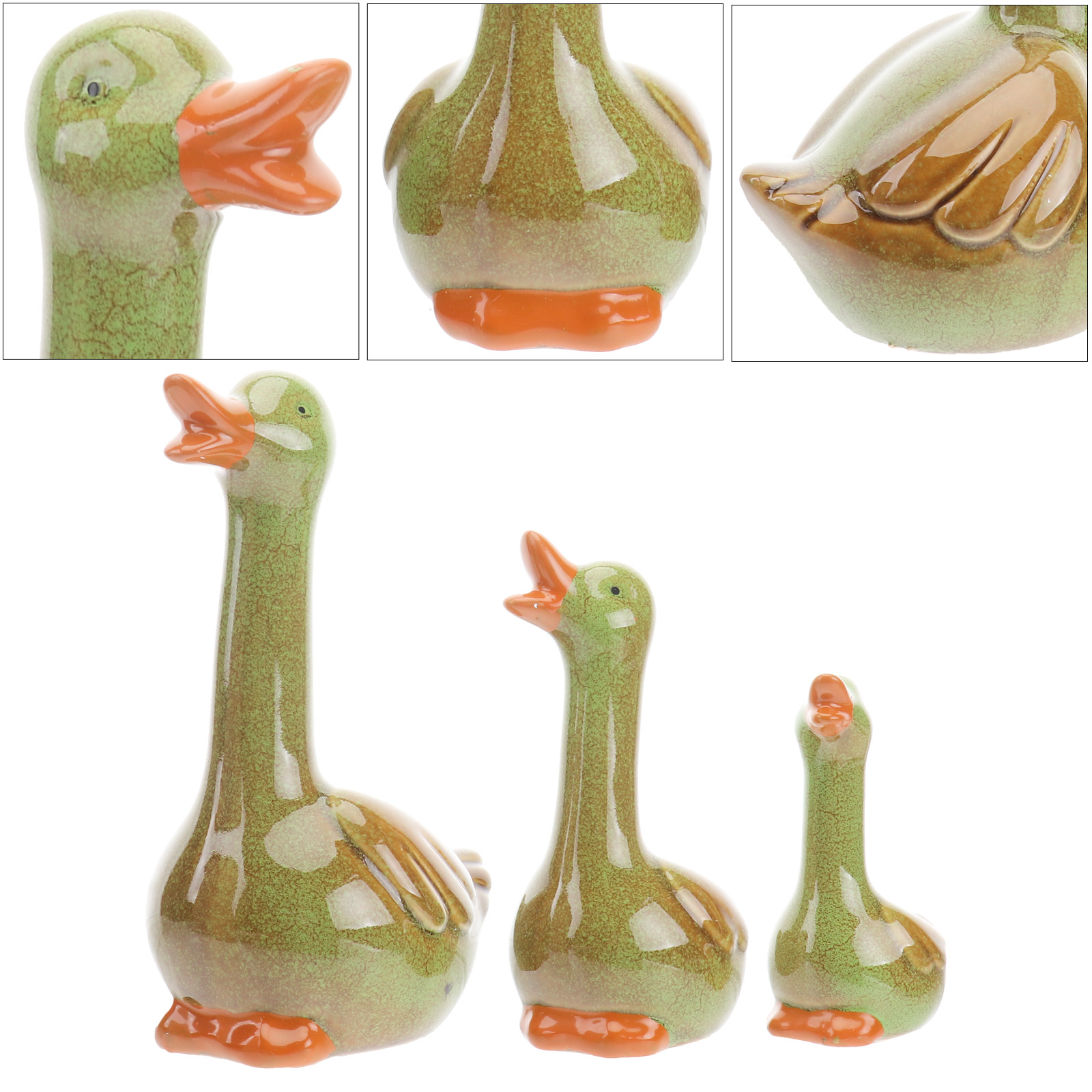 3Pcs 장식용 오리 장식품 세라믹 공예품 절묘한 수제 - Home Decor Duck 리뷰 및 가격
