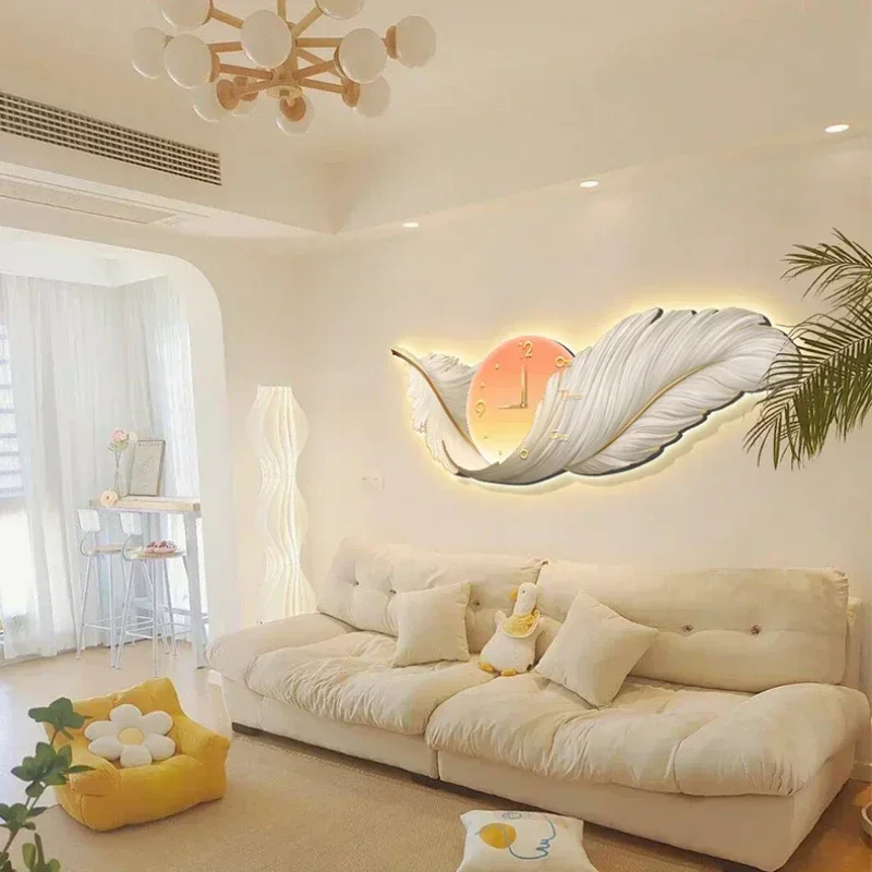 아트 시계 LED 벽시계 고급 대형 거실 장식 그림 벽 - Wall Clock Silent 리뷰 및 가격