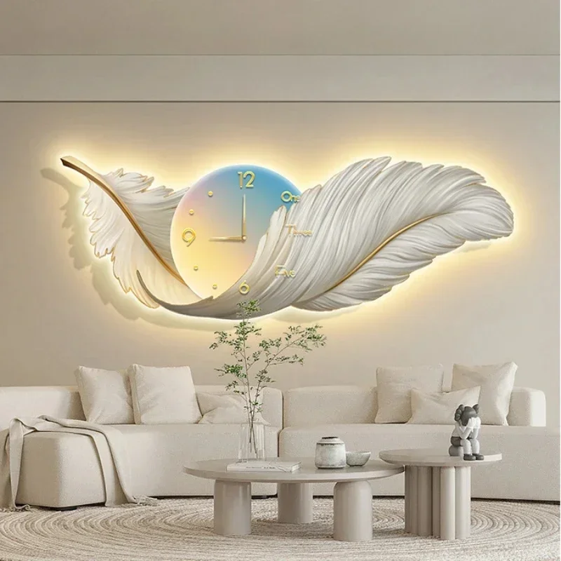 아트 시계 LED 벽시계 고급 대형 거실 장식 그림 벽 - Wall Clock Silent 리뷰 및 가격