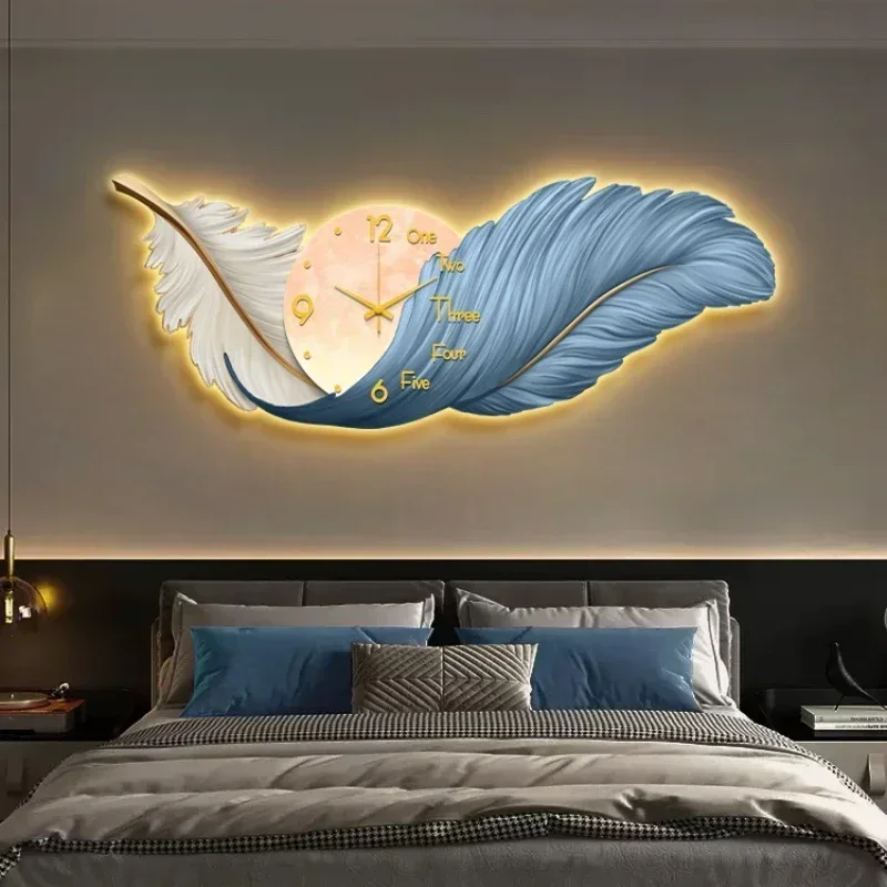 아트 시계 LED 벽시계 고급 대형 거실 장식 그림 벽 - Wall Clock Silent 리뷰 및 가격