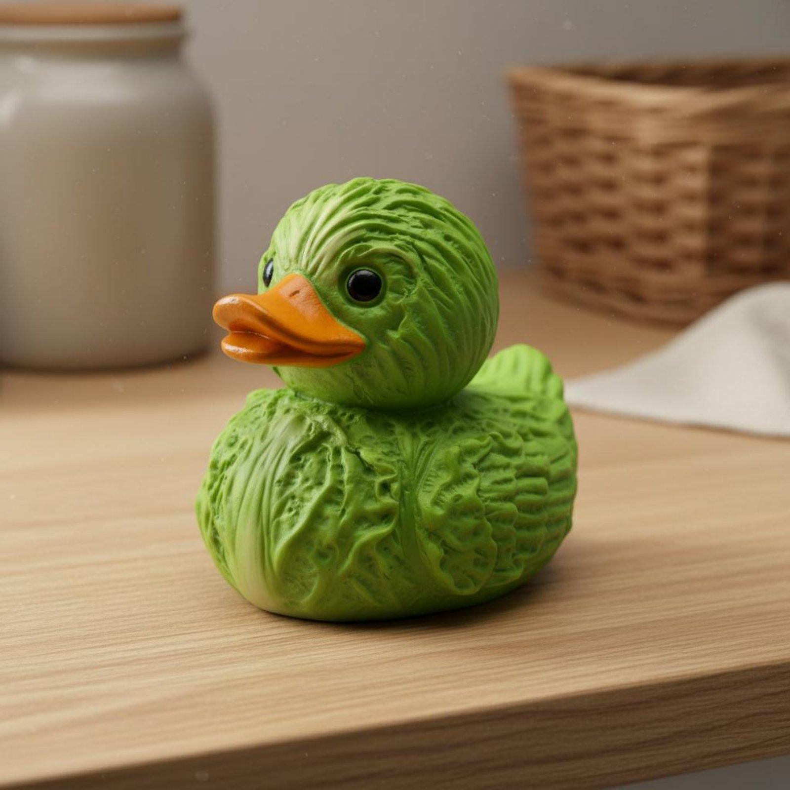 야채 오리 조각상 기발한 양상추 오리 장식품 장식품 오 - Home Decor Duck 리뷰 및 가격