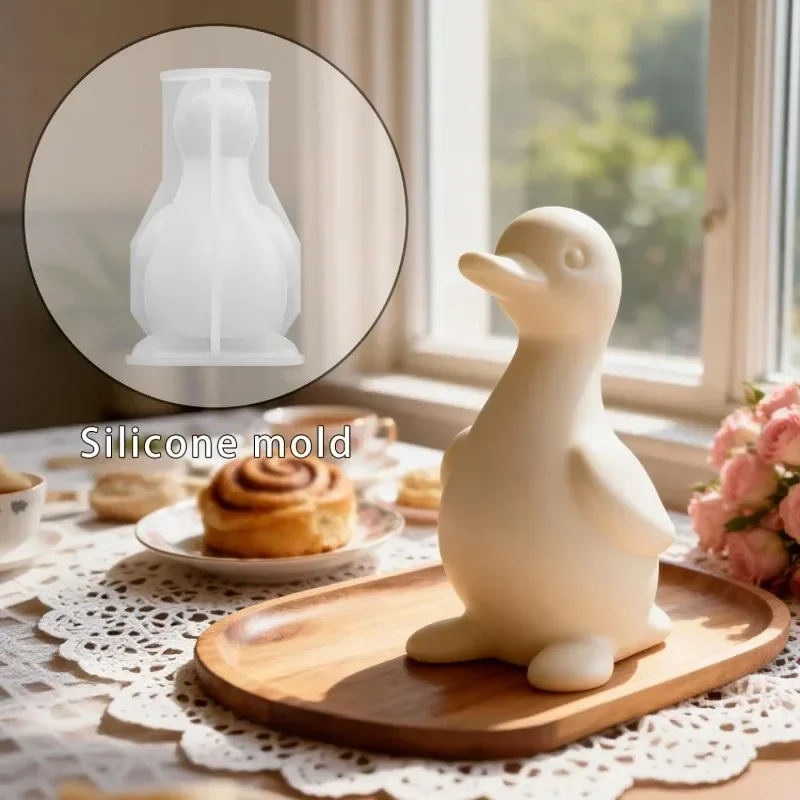 만화 오리 실리콘 몰드 DIY 귀여운 동물 향초 석고  - Home Decor Duck 리뷰 및 가격