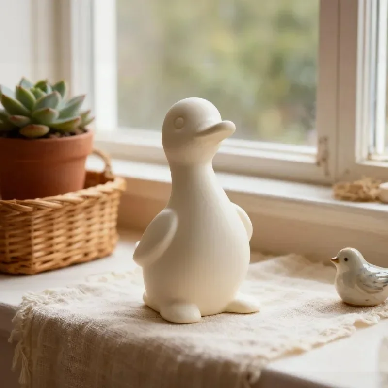 만화 오리 실리콘 몰드 DIY 귀여운 동물 향초 석고  - Home Decor Duck 리뷰 및 가격