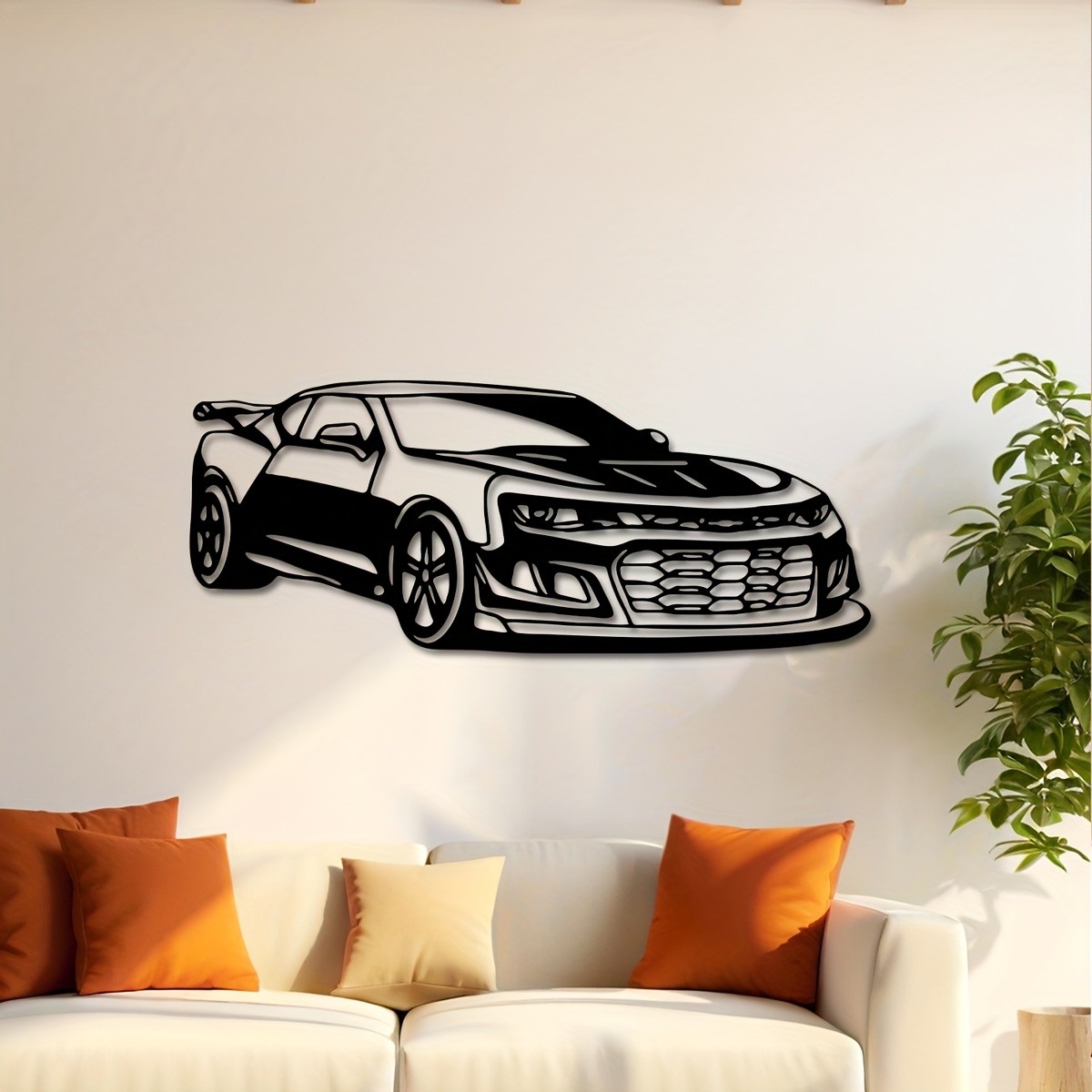 브랜드 메탈 벽 장식 레이싱카 조각품 날카로운 라인 격 - Home Decor Brand 리뷰 및 가격