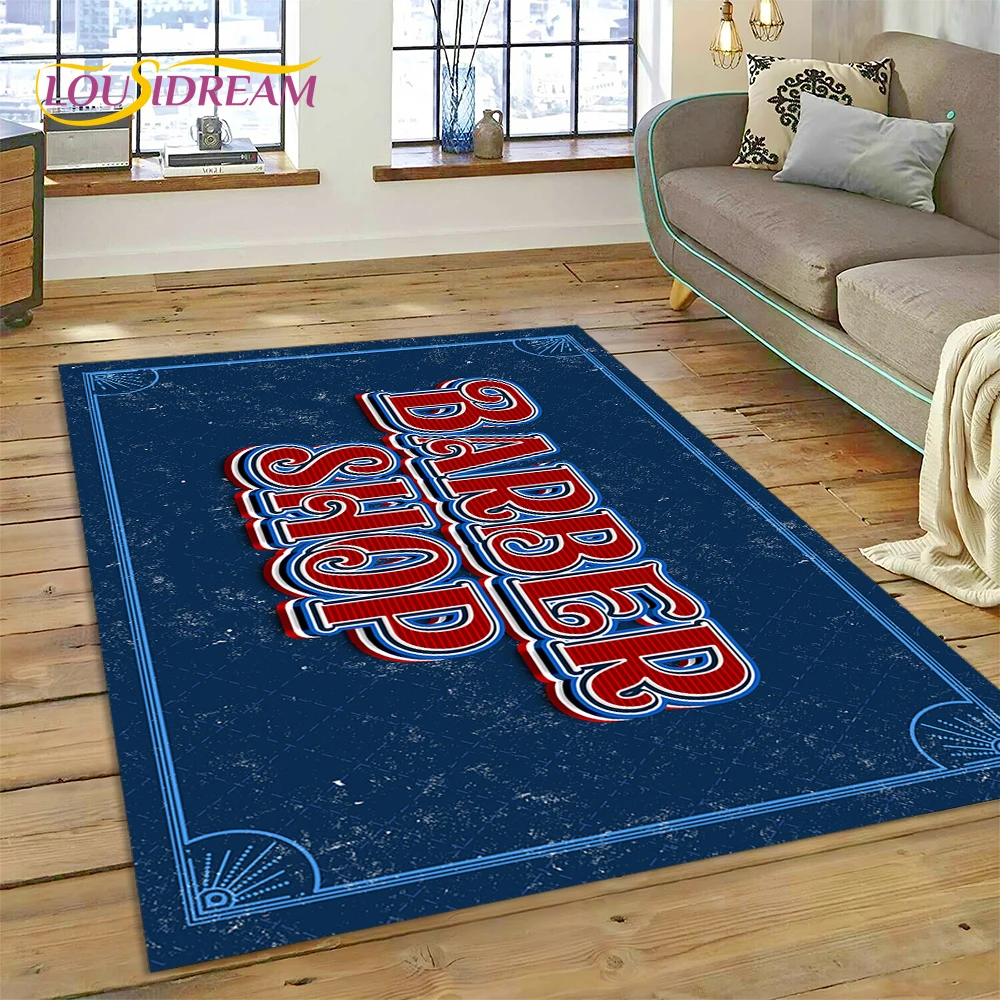 이발소 로고 해골 빈티지 카펫 러그, 침실 거실 홈 소 - Home Decor Online Shop 리뷰 및 가격