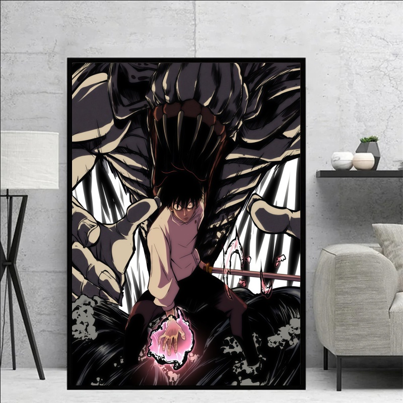 Jujutsu Kaisen Yuta Okkotsu &  - Home Decor Painting 리뷰 및 가격