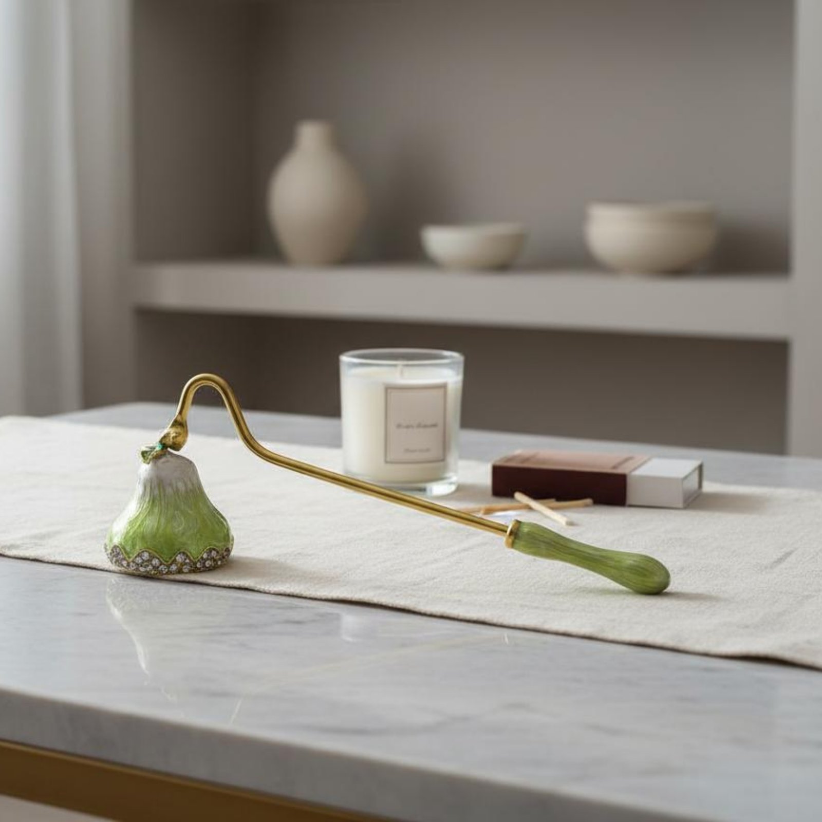긴 손잡이 양초 심지 끄우개는 안전하게 양초 심지를 꺼 - Home Decor Gold 리뷰 및 가격