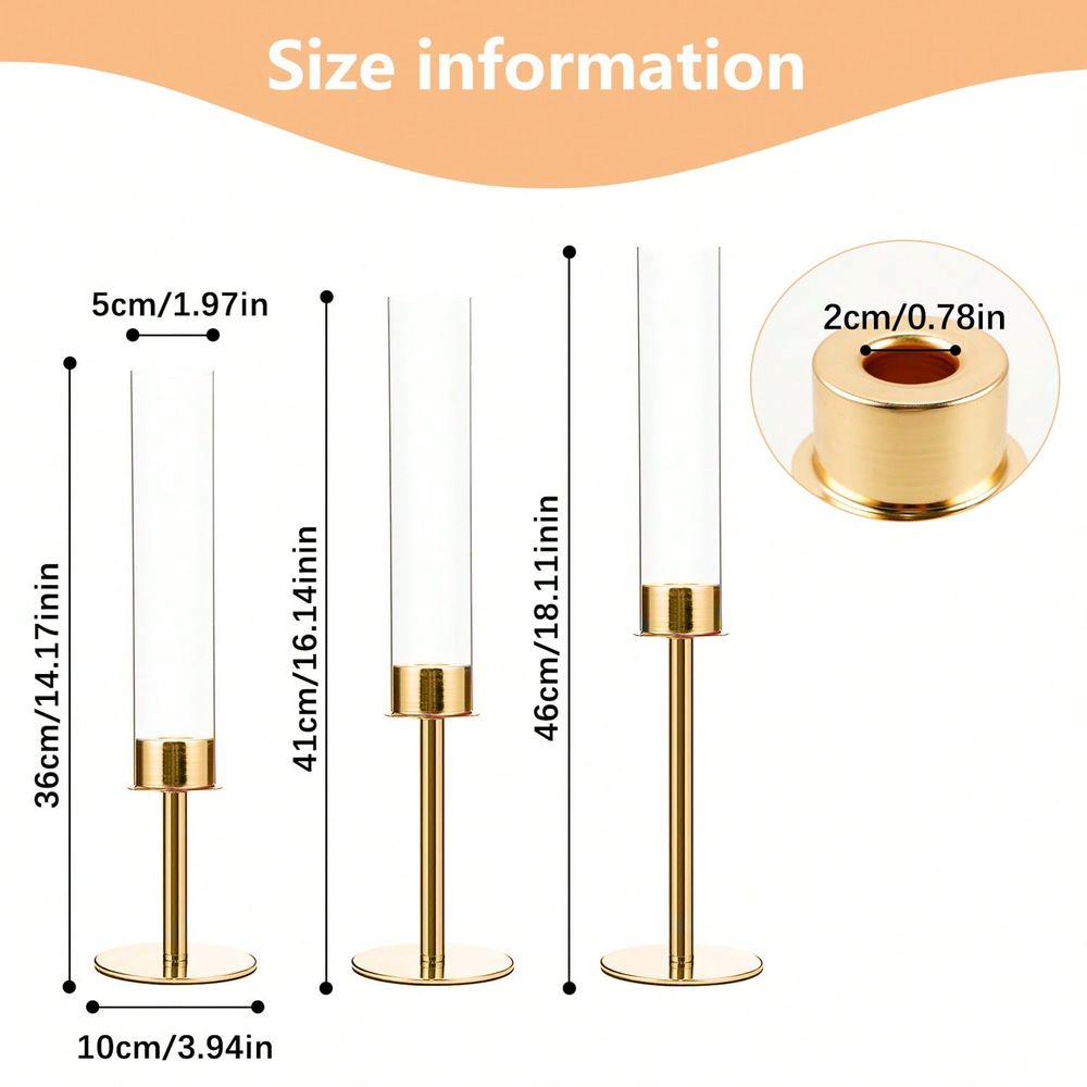 12Pcs 홈 장식용 골드 테이퍼 캔들 홀더, 웨딩 파 - Home Decor Gold 리뷰 및 가격