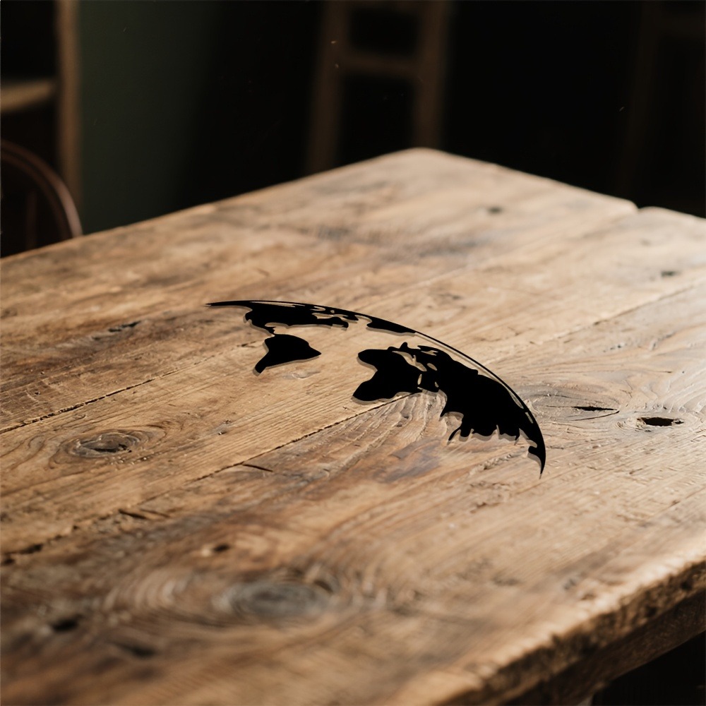 브랜드 2D 금속 벽 장식 세계 지도 조각품, 거실,  - Home Decor Brand 리뷰 및 가격