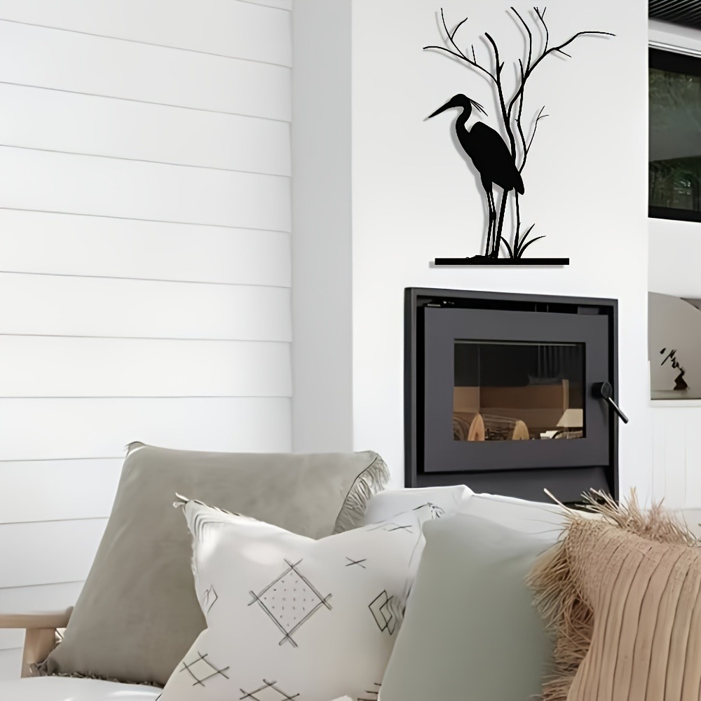 브랜드 메탈 헤론 알루미늄 벽 예술 녹슬지 않는 내후성 - Home Decor Brand 리뷰 및 가격