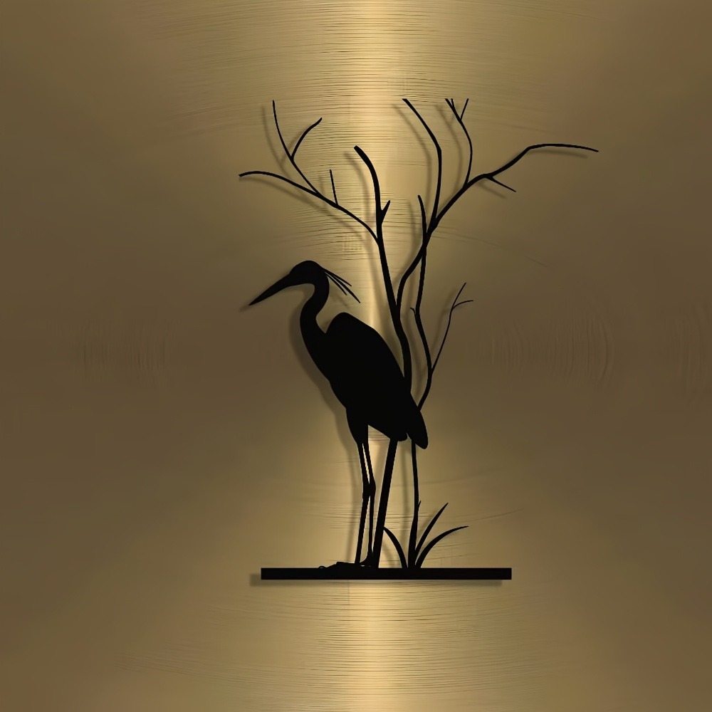 브랜드 메탈 헤론 알루미늄 벽 예술 녹슬지 않는 내후성 - Home Decor Brand 리뷰 및 가격